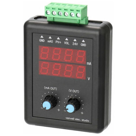 Ulisem Générateur De Signaux 4-20Ma 0-10V, 24V Transmetteur De Courant Et De Tension, Source De Signal Et Courant Constant, Avec Affichage