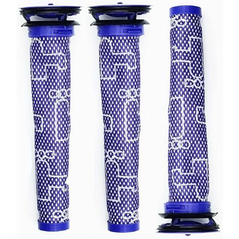 Ulisem Juego de 3 filtros Kombi compatibles con Dyson V6 V7 V8 DC58 DC59 DC61 DC62 DC74 Series Filtro premotor Aspiradora, Accesorios de repuesto Filtro premotor