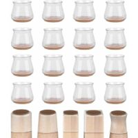 Coussinets Silicone Pour Pieds De Chaise/table - 4 Ou 8 Pièces - Transparent - NEUF
