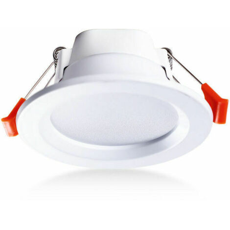 Ulisem – Lot de 4 spots encastrés étanches IP65 5W – Lumière blanche chaude – Installation facile pour salle de bain et cuisine