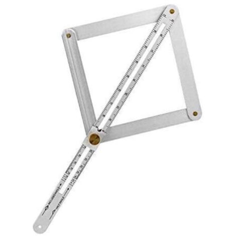 Ulisem Mehrwinkel-Messlineal aus Aluminiumlegierung, Messwerkzeug für die Holzbearbeitung