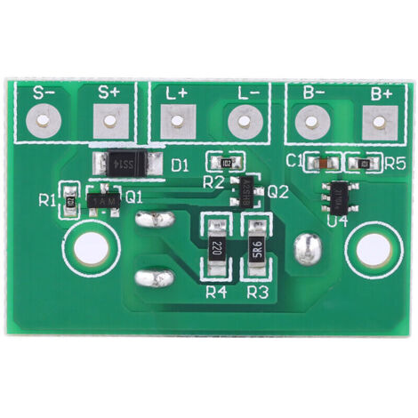 Ulisem Module de Contrôleur de Lampe Solaire, Carte de Circuit Imprimé de Commande de Batterie au Lithium 3.7 V avec Interrupteur pour Carte de Circuit Imprimé de Lumière Fonction 3 vitesses