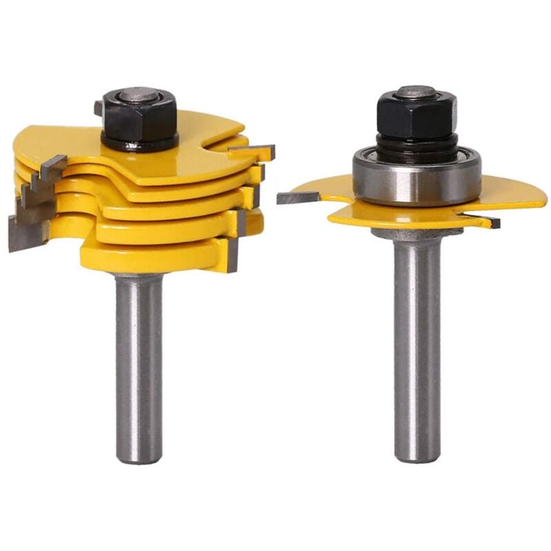 Image of Nutfräser-Set mit 1/4-Zoll-Schaft – Größe 6 - Ulisem