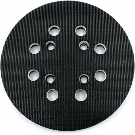 Ulisem Patin de ponçage pour Bosch (Ø 125 mm, dureté moyenne avec système d'accessoires pour ponceuse excentrique PEX 300/400 AE / 4000 AE / Advanced Orbit 18