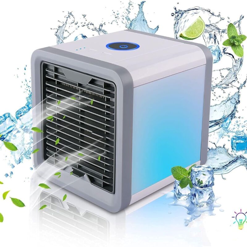 Ulisem - Rafraîchisseur d'air 3 en 1 ersandy Mini usb 486m³/h 60W Violet