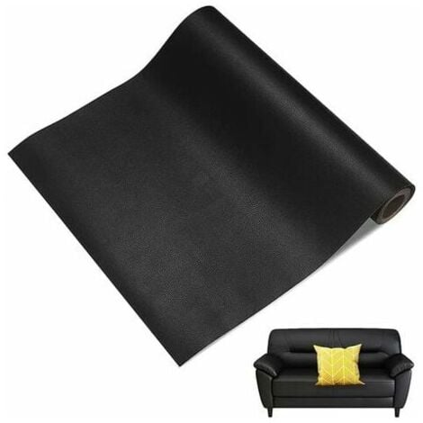 Ulisem Rotolo Adesivo in Pelle, Toppa per Riparazione Pelle, Adesivo in Finta Pelle, Toppa per Riparazione Pelle, Kit Toppa in Pelle, per Riparare e Rinnovare Mobili in Pelle per Divano Sedile Auto, 3