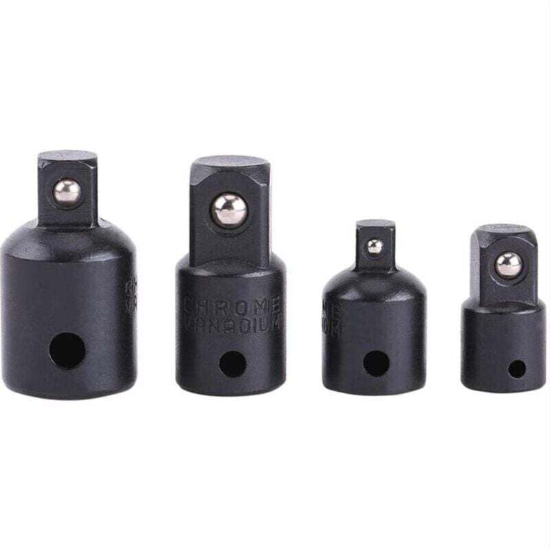 Image of Schlagschrauber, 4 Stück 1/2-3/8 Zoll Steckschlüssel-Adapter-Konverter und Reduzierstück - Ulisem