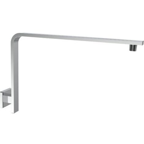 Ulisem solid brass square shower arm with gooseneck for shower head assembly