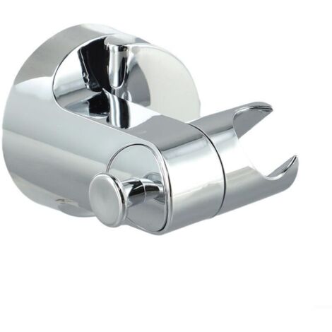 Ulisem Support de Douche Ventouse,Support Pommeau de Douche Sans Percage,Angle Réglable Argent