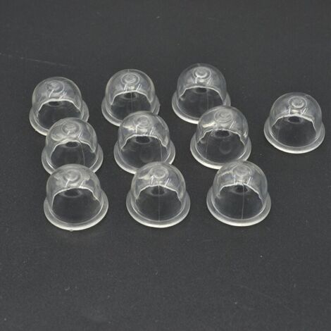 Ulisem Tapa de bomba de cebador de combustible Tapa de bombillas de cebador de carburador Piezas de carburador para motosierra Soplador Desbrozadora Desbrozadora 12 piezas-Macaron