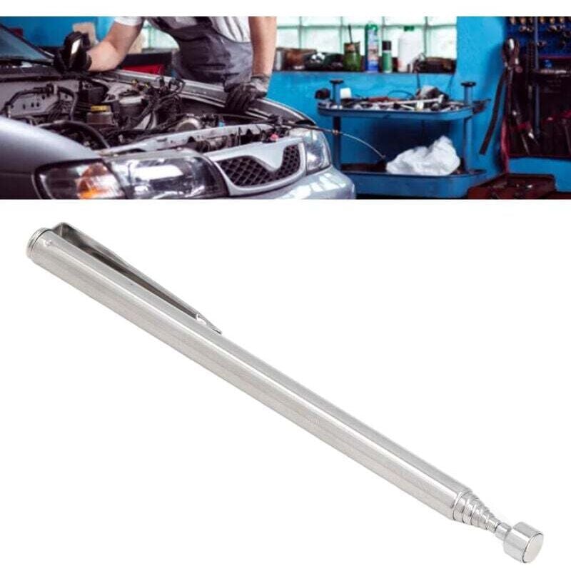 Image of Teleskop-Magnet-Hebewerkzeug aus Edelstahl mit Taschenclip, 10 Stück - Ulisem