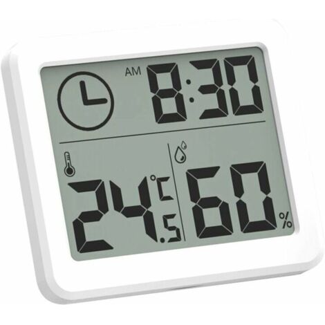 Ulisem Thermomètre numérique électronique, hygromètre