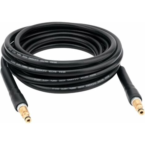 Ulisem Tuyau de rechange pour nettoyeur haute pression Karcher K2 K3 K4 K5 K6 K7 Tuyau de nettoyage haute pression Connecteur rapide et libération rapide (6m）