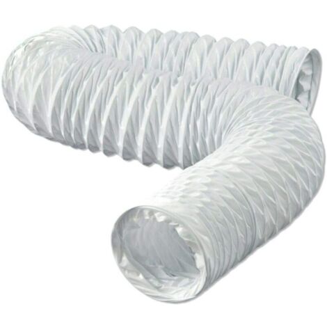 Ulisem Tuyau d'Evacuation de 150mm en PVC Aluminium Gaine de Ventilation pour Extracteur
