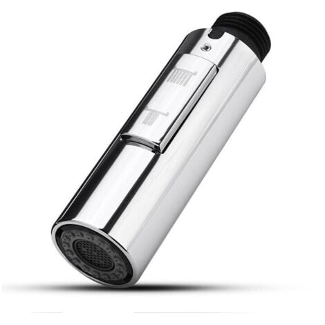 Ulisem universel G 1/2 Tête de robinet de cuisine, robinet Douchette pièce de rechange, réglages de pulvérisateur Pomme de douche pour salle de bain robinet mitigeur de cuisine, finition chromée