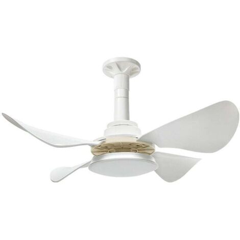 Ulisem Ventilateur de Plafond avec Lumière et Telecommande, 62CM 48W Petit Dimmable Ventilateur Plafond LED, Lustre Ventilateur