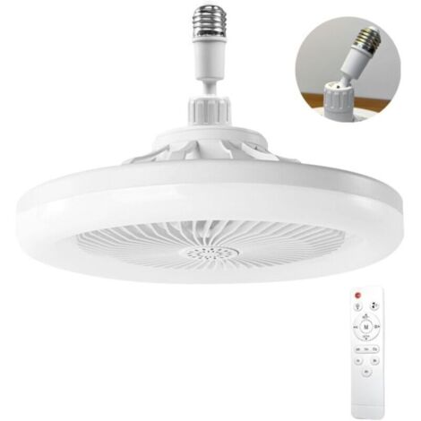 Ulisem Ventilateur Plafond Avec Lumiere,ventilateur De Plafond Avec Télécommande,ventilateur Silencieux Plafond(Blanc)