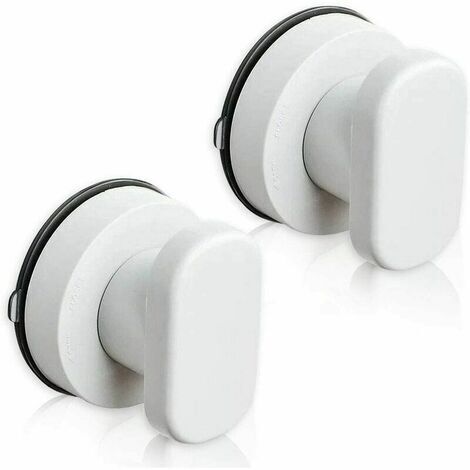 Ulisem Ventouse poignée de porte réfrigérateur tiroir polyvalent salle de bain cuisine poignée ventouse - lot de 2