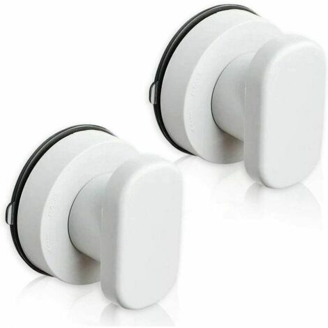 Ulisem Ventouse poignée de porte réfrigérateur tiroir polyvalent salle de bain cuisine poignée ventouse - lot de 2
