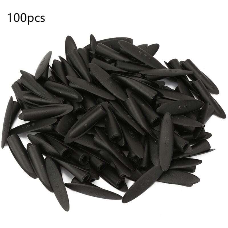 Image of Ulisem 100 Stück 9,5 mm Holz-Taschenlochlehre, Zubehör für Holzbearbeitungswerkzeuge (schwarz)