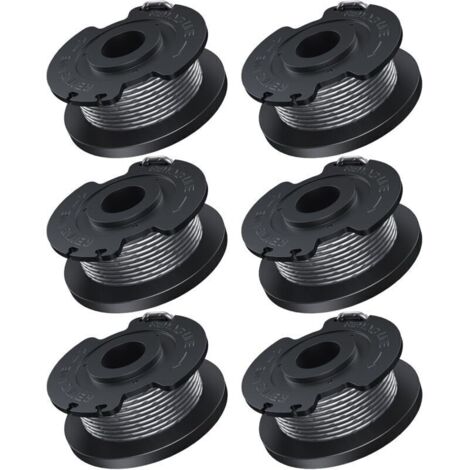 UlisemØ1,6 mm-5m de Longueur Fil Coupe Bordure Compatible avec Bosch Convient pour Coupe-Bordures Sans fil EasyGrassCut,Contient 6 Pièces F016800569 Bobine Coupe Bordure