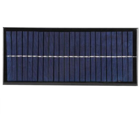 Ulisem2.5W 12V polycristallin silicium panneau solaire colle cellule solaire chargeur de batterie Mini petit module de panneau solaire 213x92mm / 8.4x3.6in