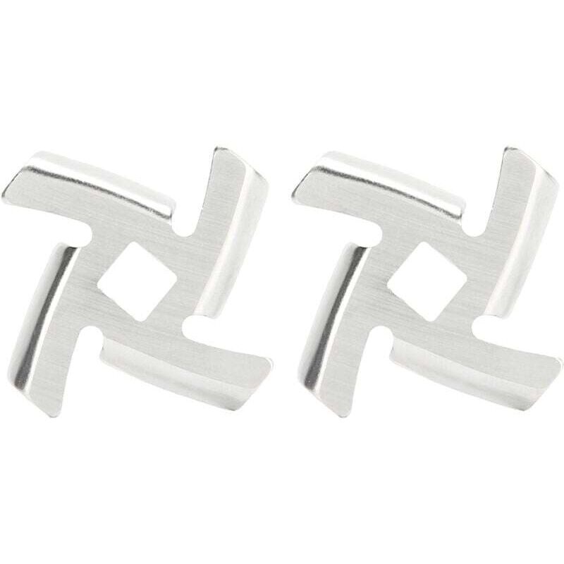 Image of 2Pcs Lama per tritacarne Piastra di macinazione in acciaio inox 304 Accessorio per tritacarne tipo 5/B, Utensile da cucina (tritacarne tipo b)