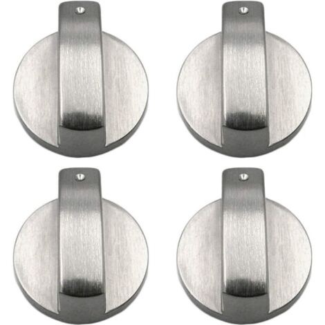 Ulisem4 pièces bouton cuisinière boutons de cuisinière à gaz boutons de cuisinière à gaz en métal bouton de cuisinière à gaz contrôle boutons de cuisinière en métal pour cuisine 6mm