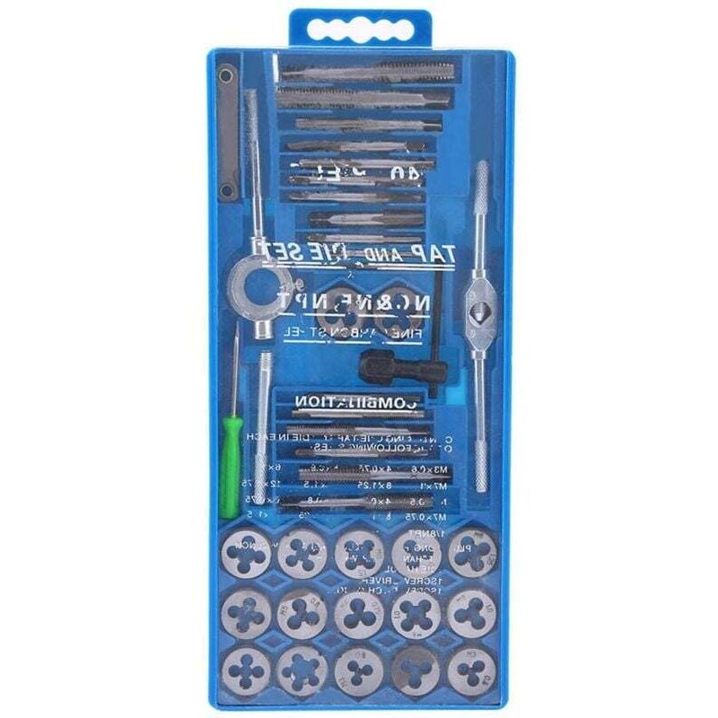 Image of Ulisem 40-teiliges Presswerkzeug-Set, metrisches Gewinde, M3-M12, Handgewindeschneidwerkzeug