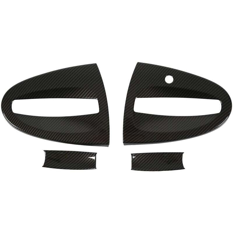 Image of 4Pcs Carbon Fiber Auto Außentürgriff Abdeckung Trim Für Smart Fortwo W451 2009-2015 - Ulisem