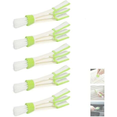 Ulisem5 Brosses de Nettoyage de Voiture, Brosses Souples pour Tableau de Bord,Outils de Nettoyage de Voiture Multifonctionnels adaptés pour les Moteurs, les Roues, les Lntérieurs, Les Garnitures, les