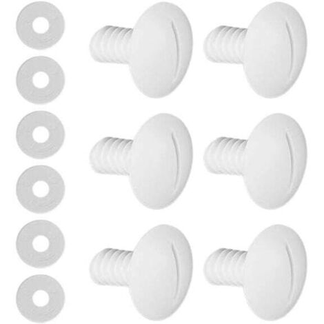 Ulisem6 pièces Roue Vis avec Rondelles Partie No. C55 C-55 pour Polaris 180 280 Piscine Cleaner Pièces