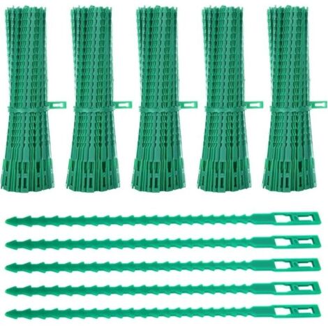Ulisem600 pezzi di fascette per piante, fascette da giardino regolabili da 23 cm, fascette da giardino flessibili in plastica, fascette da giardino per pomodori per aiutare a sostenere le piante