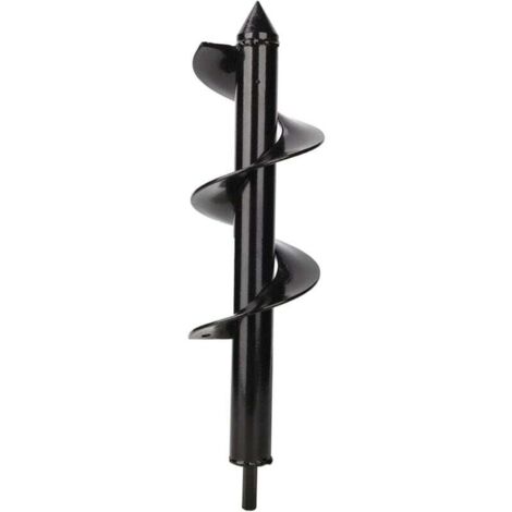 Ulisem8x30cm Tarière pour Perceuse, Tariere Jardin Perceuse, Forets de Jardin en Spirale, Outil de Plantation pour Faire Rapidement Trou et Planter des Fleurs Arbres Arbustes