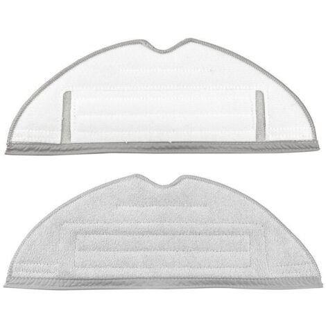 UlisemAccessoires VibraRise Lingettes Accessoires pour Roborock S8/S8 +/S8 Pro ultra/S7/S7 Maxv/S7 Maxv Ultra/S7 Max Ultra/S7 Pro Ultra Robot Aspirateur Pack of 2 (Gris)