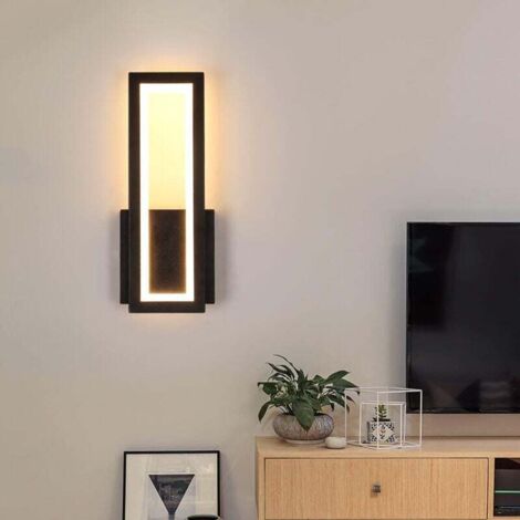 UlisemApplique Murale LED Intérieur, 16W 3000K Simple Square Lampe Murale LED, Appliques Interieur Décoratif, Éclairage mural pour Chambre, Salon, Couloir