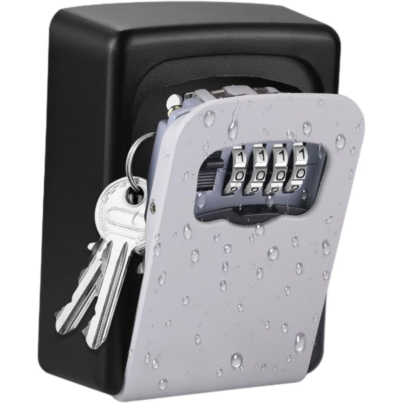 Boîte à Clé Sécurisée,Boite a Clefs Murale,Boite a cle avec Code à 4 Chiffres Haute Sécu - Ulisem