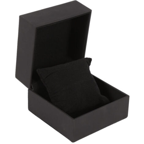 UlisemBoîte de rangement pour montres, bracelets, bijoux, en cuir PU noir