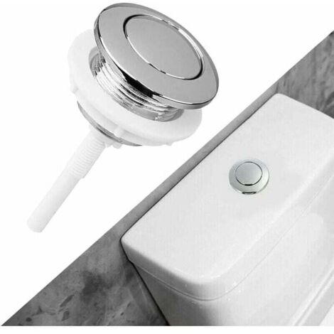 UlisemBouton De Chasse d'eau, Bouton Poussoir De 38 Mm pour Salle De Bain et WC Dispositif D'économie d'eau - Convient pour Réservoir De Toilette