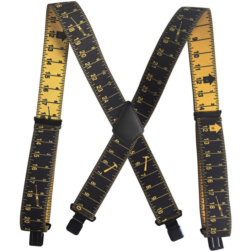 UlisemBretelles pour outils de travail robustes, bretelles avec clips solides, bretelles réglables, bretelles confortables pour hommes et femmes,