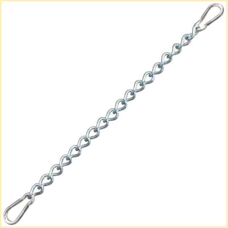 UlisemChaîne avec Deux mousquetons, Fixation Variable pour hamac jusqu'à 230 kg (Chaîne 66 cm)