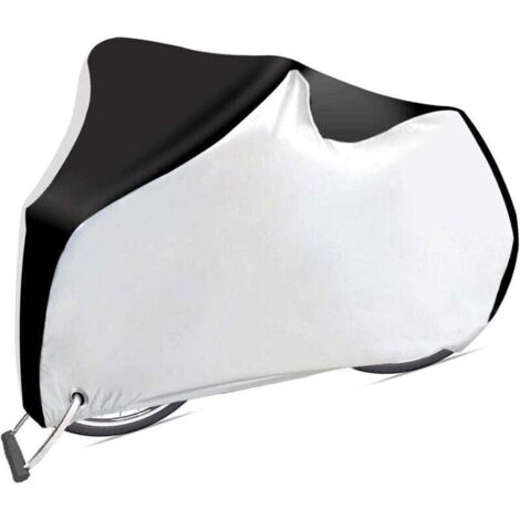 UlisemHousse de vélo, rangement étanche et anti-poussière, housse de protection solaire et UV, adaptée aux VTT et vélos de route