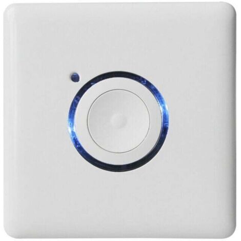 UlisemInterrupteur de minuterie murale, AC110 250V Extérieur LED Interrupteur de minuterie à retard de contact tactile 16 niveaux Paramètres de temporisation Minuterie de compte &agr