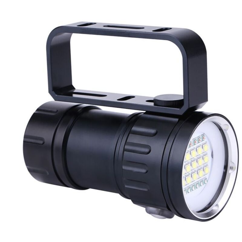 Ulisem - IPX8 18000lm 500M lampe de poche de plongée lampe étanche Camp extérieur