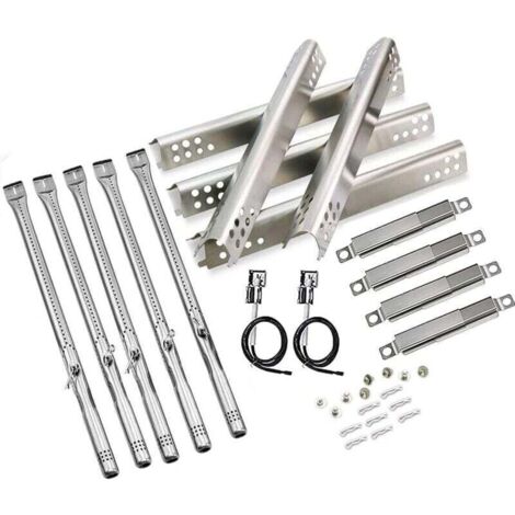 UlisemKit de remplacement pour barbecue en acier inoxydable 304 pour modèles Charbroil 4 5 brûleurs 463347519 463342119