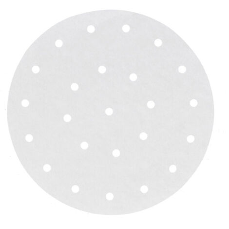 UlisemLot de 100 feuilles de papier absorbant l'huile antiadhésives rondes pour barbecue, pour friteuse, poêle profonde (18 cm)