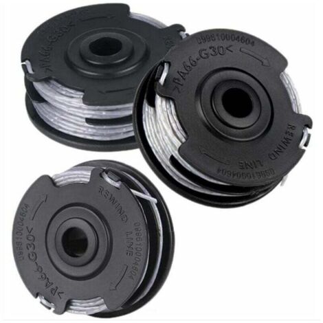 UlisemLotto di 3 bobine per decespugliatore Bosch Art. 24 27 30 30-36 Li 18 M 1,65 mm
