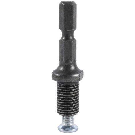 UlisemMandrin de perceuse à percussion électrique Adaptateur de Tige hexagonale 3/8 "-24UNF avec vis