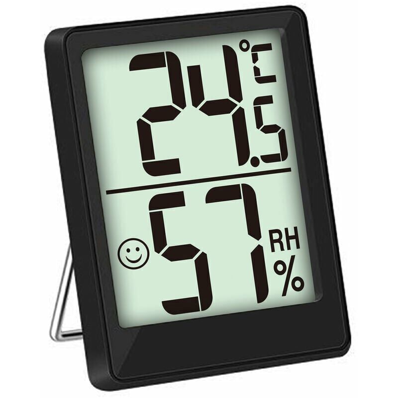 UlisemMini Thermomètre Intérieur, Hygromètre de Haute Précision, ℃/℉ Commutable