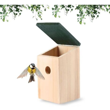 UlisemNichoir à oiseaux en bois de qualité supérieure – Idéal pour perruches, calopsittes, inséparables et plus encore Nid d'oiseau durable pour cage, idéal pour l'élevage, le nid et le nichoir